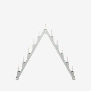 Konstsmide – Elljusstake 11 ljus vikbar 82cm – Grå – Adventsljusstakar – Från Homeroom