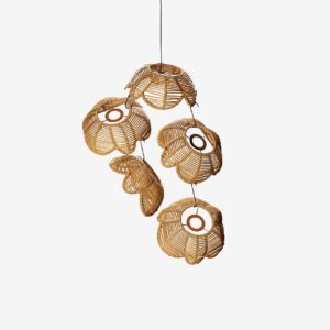 Konstsmide – Liten lampskärm 5 pack – Brun – Ljusslingor – Från Homeroom