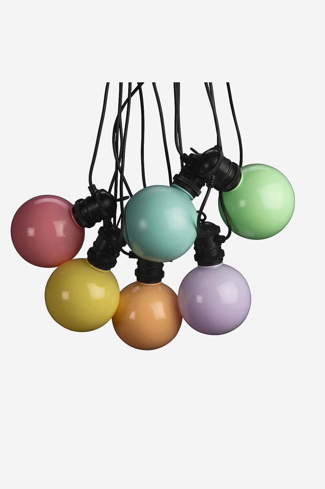 Konstsmide – Ljusset 10 glödlampor byt. LED 450cm – Svart – Ljusslingor – Från Homeroom