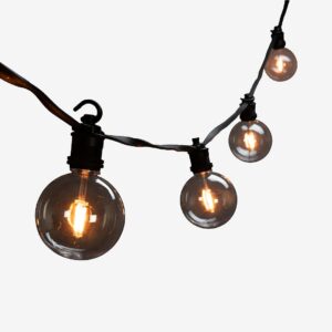 Konstsmide – Ljusset 10 glödlampor byt. LED 450cm – Svart – Ljusslingor – Från Homeroom