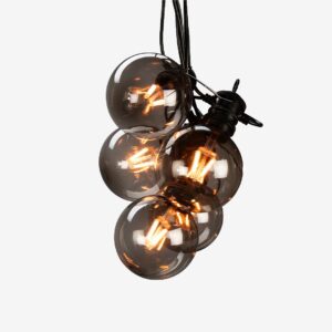 Konstsmide – Ljusset 10 glödlampor byt. LED 450cm – Svart – Ljusslingor – Från Homeroom