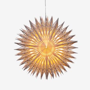 Konstsmide – Pappersstjärna Blomma 78cm – Vit – Adventsstjärnor – Från Homeroom