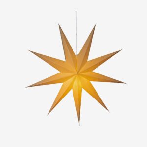 Konstsmide – Pappersstjärna ⌀ 115 cm – Beige – Adventsstjärnor – Från Homeroom