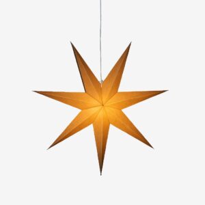 Konstsmide – Pappersstjärna ⌀ 78 cm – Beige – Adventsstjärnor – Från Homeroom