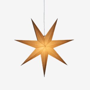 Konstsmide – Pappersstjärna ⌀ 78 cm – Grå – Adventsstjärnor – Från Homeroom