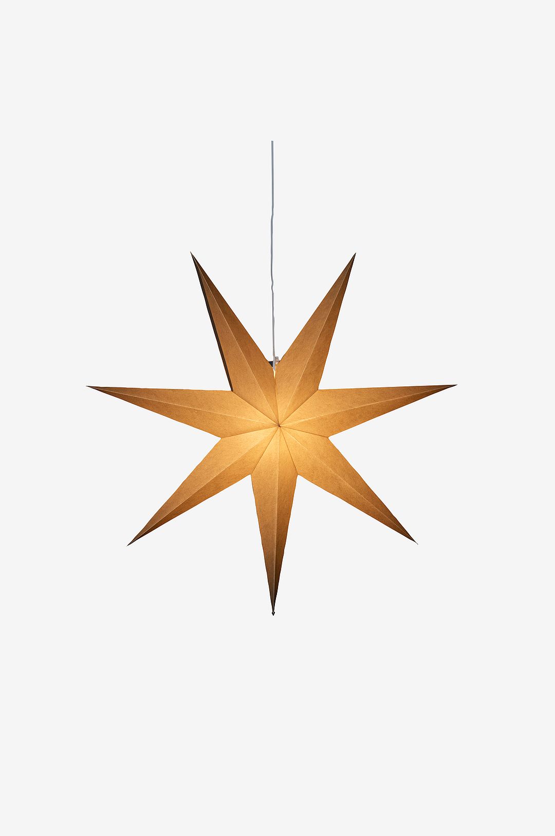Konstsmide - Pappersstjärna ⌀ 78 cm - Grå - Adventsstjärnor - Från Homeroom