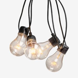 Konstsmide – Slinga OLLE E27 20 LED 950 cm – Svart – Ljusslingor – Från Homeroom