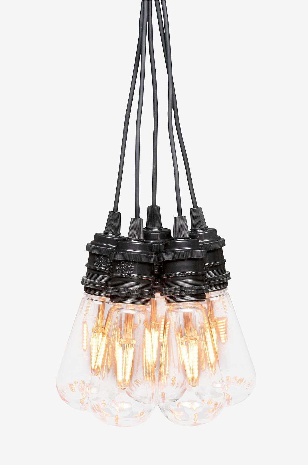 Konstsmide – Startset Ljusslinga ALVA E27 10 LED 915 cm – Svart – Ljusslingor – Från Homeroom