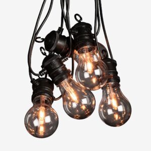 Konstsmide – Tilläggsslinga E27 10 LED utbytbar – Svart – Ljusslingor – Från Homeroom