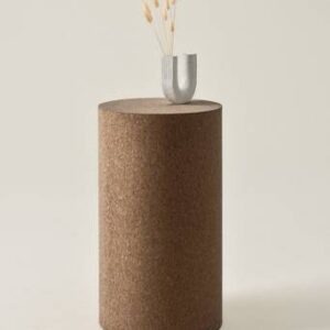 LAGOS sidobord hög Mörk kork