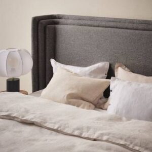 LAIER sänggavel 160 cm Grå