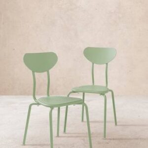 LANNION utestol 2-pack Ljusgrön