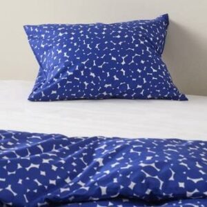 LAY örngott 60×50 cm Blå/vit