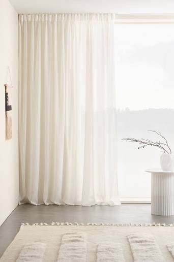 LAYER multifunktionsgardin 1 längd – extra bred Vit