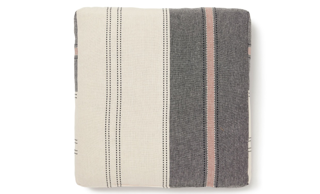 LEA Sittdyna 40×40 Svart/Offwhite