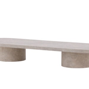 LEONA Soffbord Beige