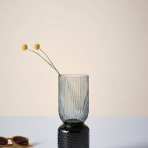 LEX glasvas Grå/svart