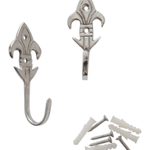 LILY omtagskrok 2-pack Silver