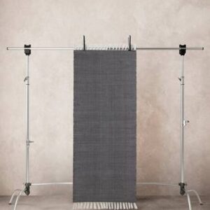 LOO slätvävd matta Mörkgrå