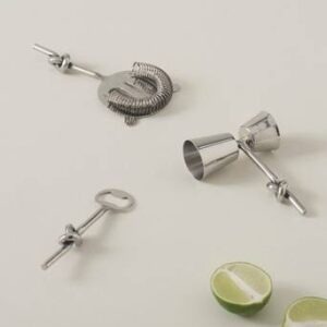 LOOP drinkset 3 delar Silver