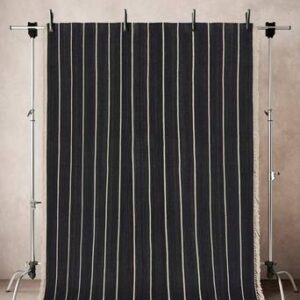 LORI STRIPE 02 ullmatta 200×300 cm Svart