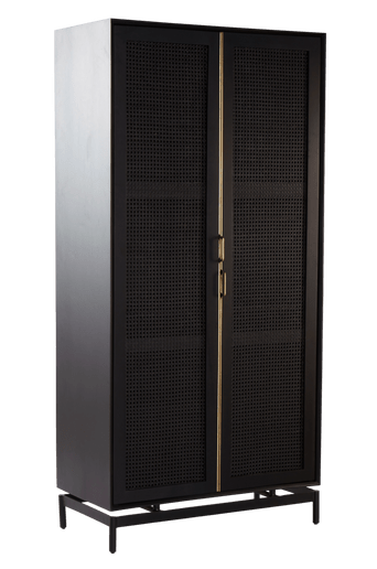 LOUISIANA skåp – hög Svart