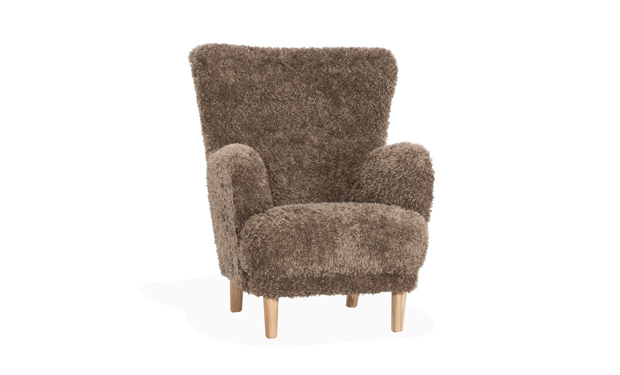 LOVA Fåtölj Brun