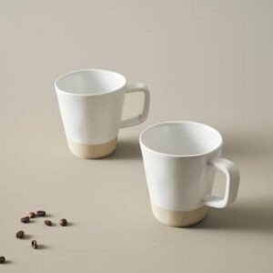 LULU mugg 2-pack Naturvit