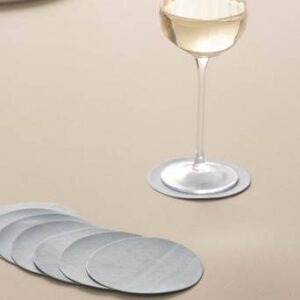 LUNI glasunderlägg 8-pack Ljusblå