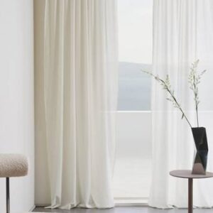 LUNI multifunktionsgardin 2-pack Naturvit