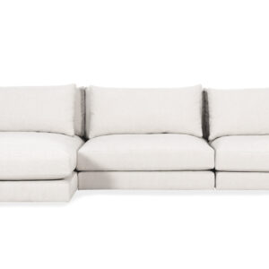 LYON Divansoffa 4-sits Vändbar Vit