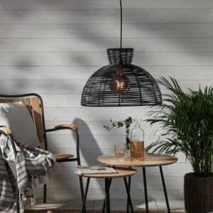 Lampskärm Runde 32 cm Svart