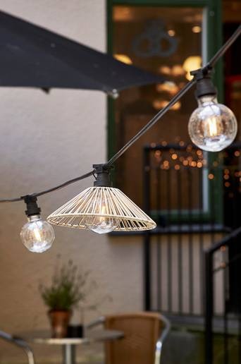 Lampskärm Vide 25 cm Beige