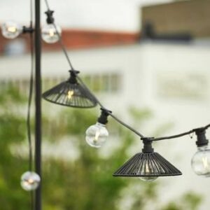 Lampskärm Vide 38 cm Svart