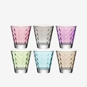 Leonardo – Dricksglas Optic Wh 22 cl 6-pack – Flerfärgad – Dricksglas – Från Homeroom