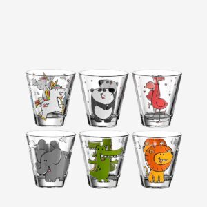 Leonardo – Tumblerglas BAMBINI 6-pack – Flerfärgad – Dricksglas – Från Homeroom
