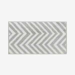 L’essentiel – Liten handduk garnfärgad Chevron – Grå – Handdukar – Från Homeroom