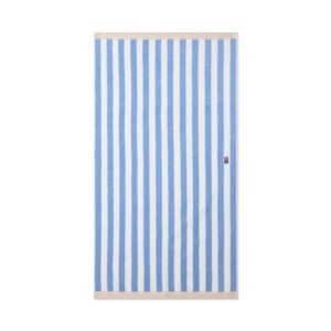 Lexington Block Striped Handduk 30×50 Blå