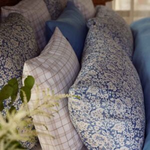 Lexington Checked Lyocell Cotton Örngott 50×60 White / Green