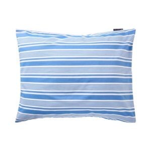Lexington Poplin Striped Cotton Örngott 50×60 Blå