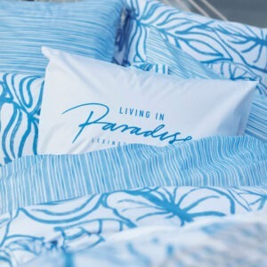 Lexington Printed Cotton Sateen Örngott 50×90 Vit