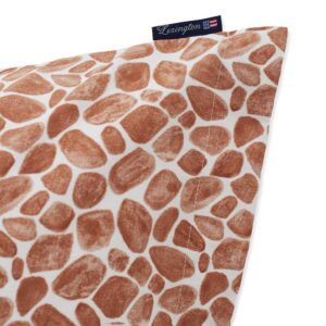 Lexington Printed Giraffe Organic Örngott 65×65 Beige
