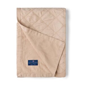 Lexington Signature Star Organic Cotton Quilted Överkast 160×240 Beige