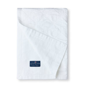 Lexington Signature Star Organic Cotton Quilted Överkast 160×240 White