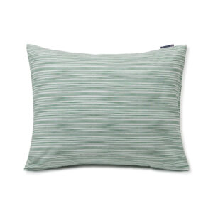 Lexington Striped Cotton Poplin Örngott 65×65 Grön