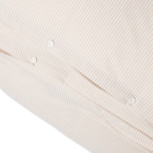 Lexington Striped Cotton Sateen Örngott 50×60 Beige / White