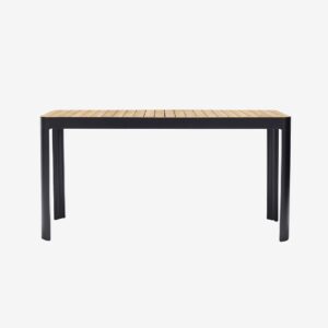 LifestyleGarden – Avlastningsbord PORTALS 140 – Svart – Matbord utomhus – Från Homeroom