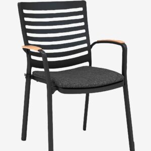 LifestyleGarden – Karmstol PORTALS (4 st.) – Svart – Matstolar – Från Homeroom