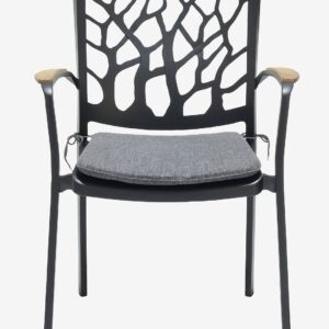 LifestyleGarden – Karmstol trädmotiv PORTALS (6 st.) – Svart – Matstolar – Från Homeroom