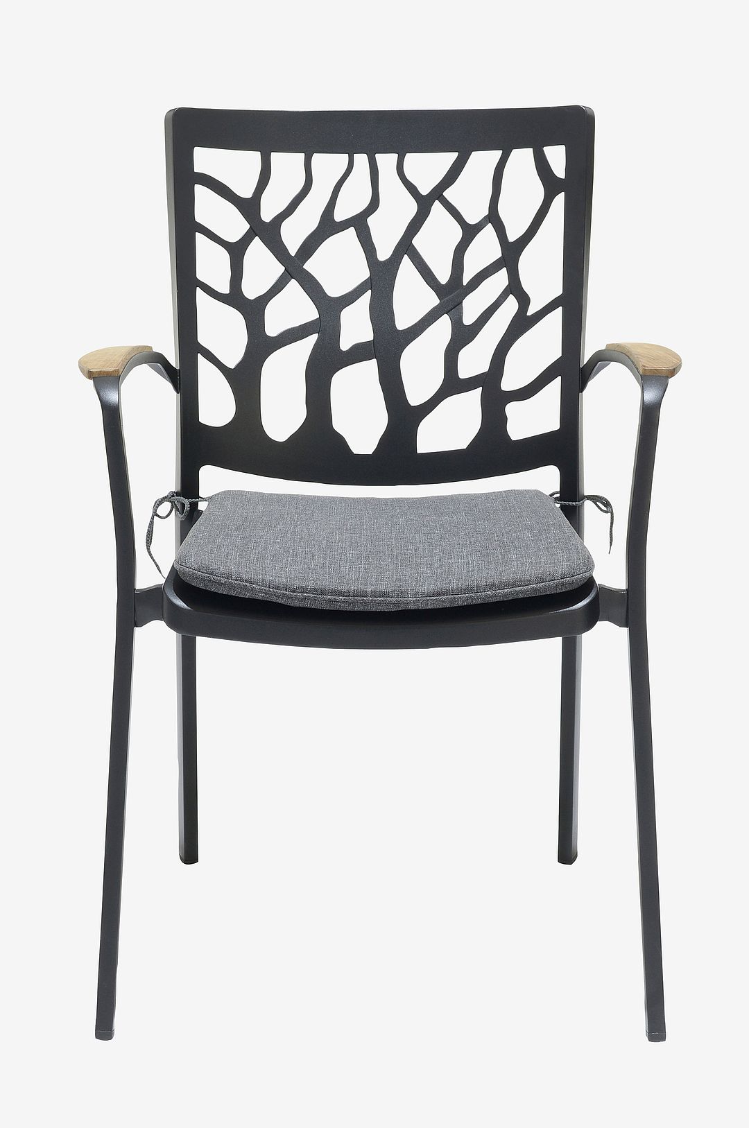 LifestyleGarden – Karmstol trädmotiv PORTALS (6 st.) – Svart – Matstolar – Från Homeroom